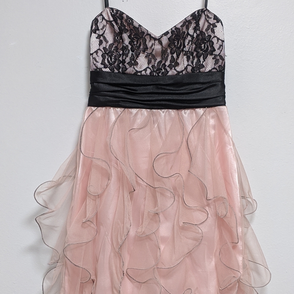 Roberta Ruffly Pale Pink Dress